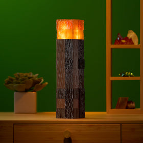 The Noble Collection Minecraft Torch battery-powered portability for on-the-go displays.