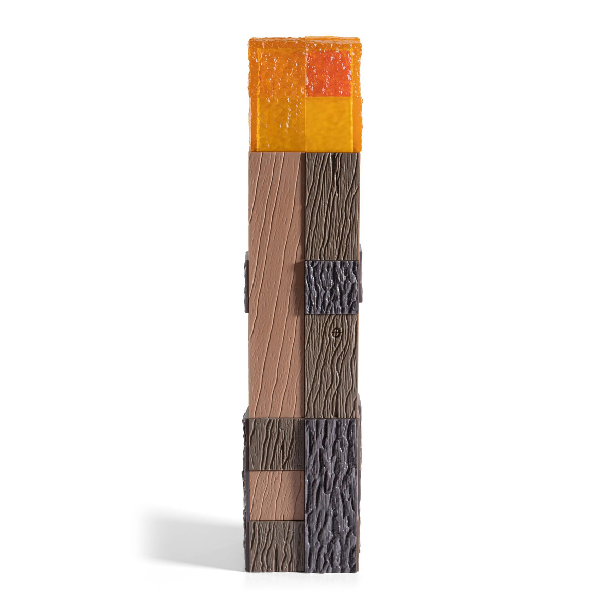 The Noble Collection Minecraft Torch detailed texture mirrors in-game aesthetics.