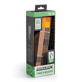 The Noble Collection Minecraft Torch includes mounting screws and anchors for simple setup.