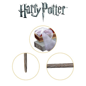 The Noble Collection Sirius Black wand display shot, packaging and presentation.