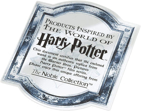 The Noble Collection collectible wand, ideal for Potter fans and collectors.