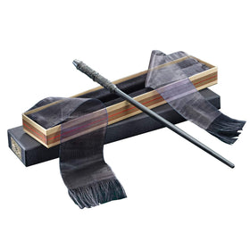 The Noble Collection Snape wand in Ollivander's box, ideal for display by fans.