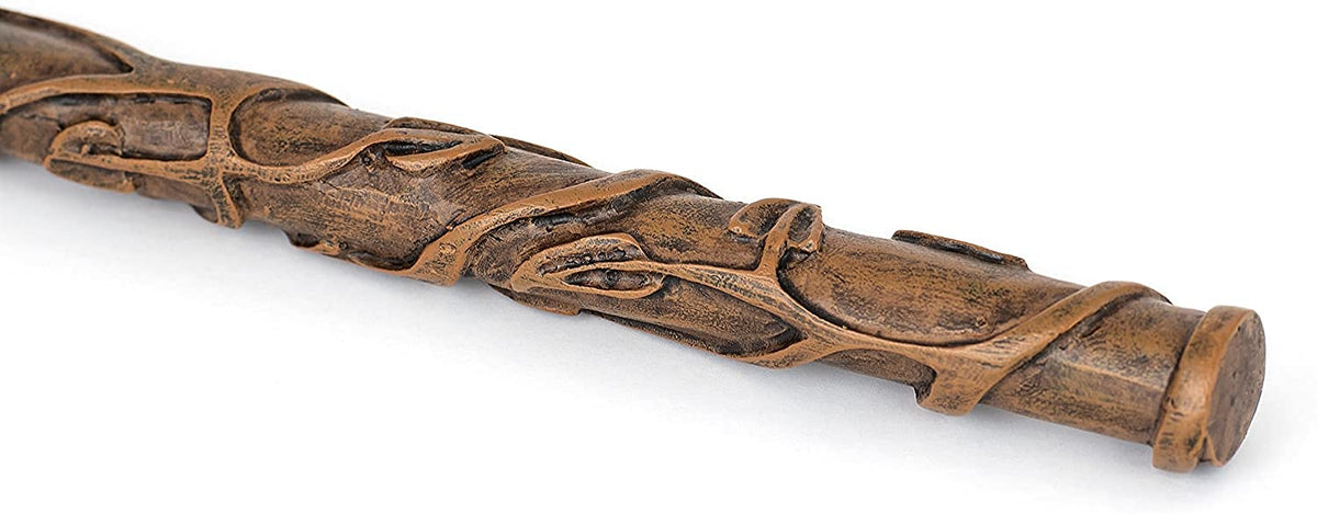 The Noble Collection wand as a cosplay accessory for events.