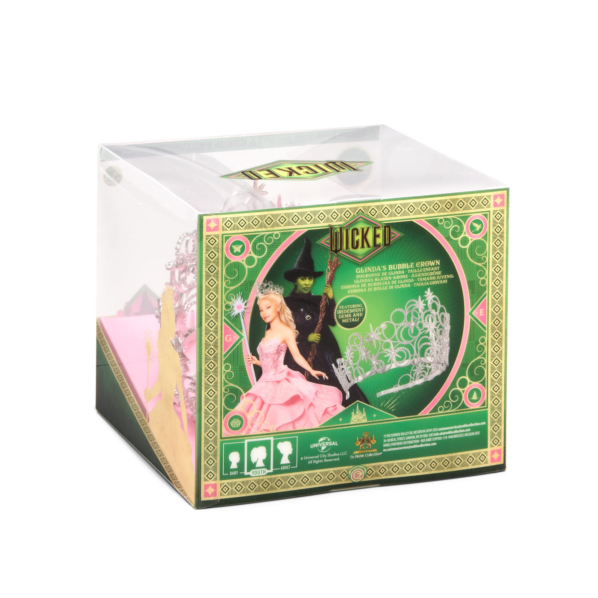 The Noble Collection Crown packaging shows ready-to-wear presentation.