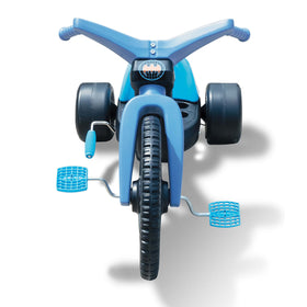 The Original Big Wheel Batman child riding image shows confident outdoor play.