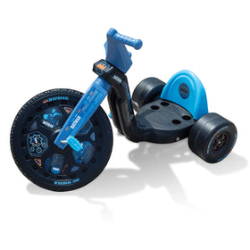 The Original Big Wheel Batman side view demonstrates easy access for growing riders.