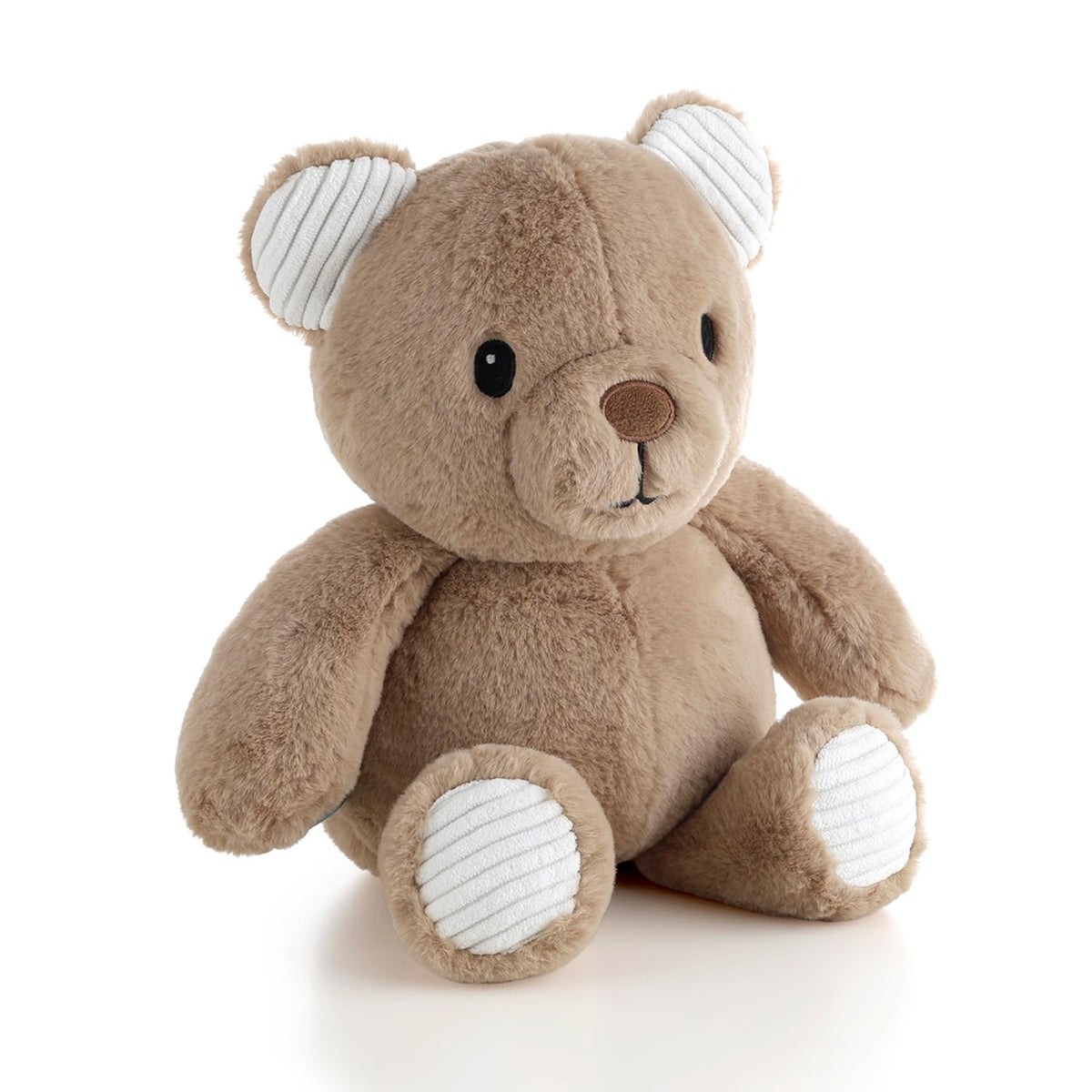 The Peanutshell Benny the Teddy Bear plush in ultra soft material for gentle baby cuddles