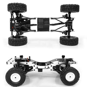 The Perseids RC Rock Crawler LED lights illuminate the night trail