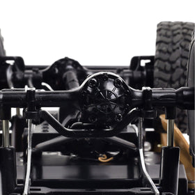 The Perseids RC Rock Crawler top view captures compact scale