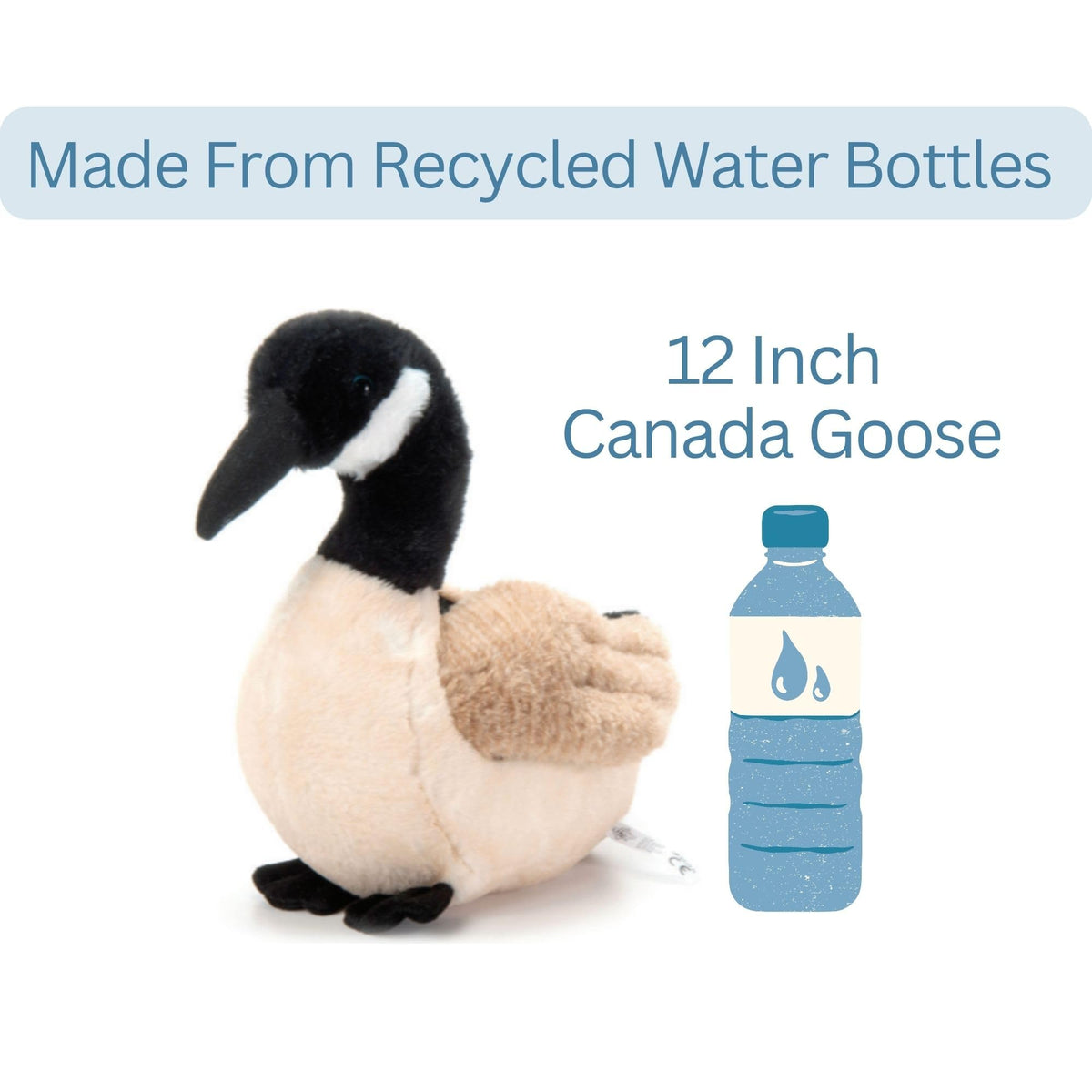The Petting Zoo Canada Goose plush durable stitching for everyday play and gifting.