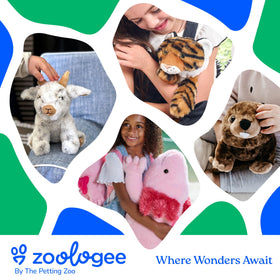 The Petting Zoo gorilla plush makes a gift-ready safari-inspired keepsake.