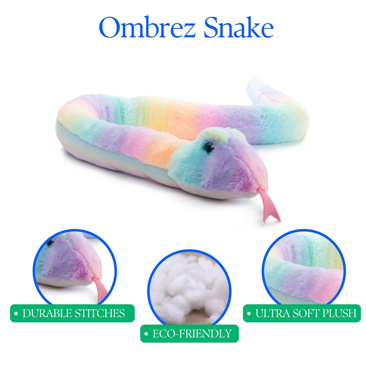 The Petting Zoo kids’ gift snake plush brings festive joy