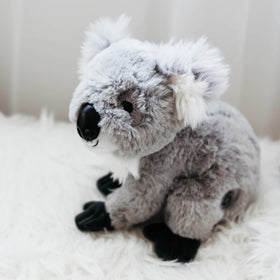 The Petting Zoo koala plush 12-inch smiling face, friendly expression