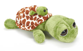 The Petting Zoo mom and baby sea turtle plush, 12-inch cuddle buddies for kids.