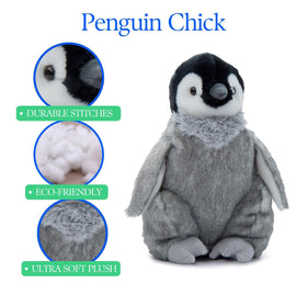 The Petting Zoo Penguin Chick durable stitching for lasting play