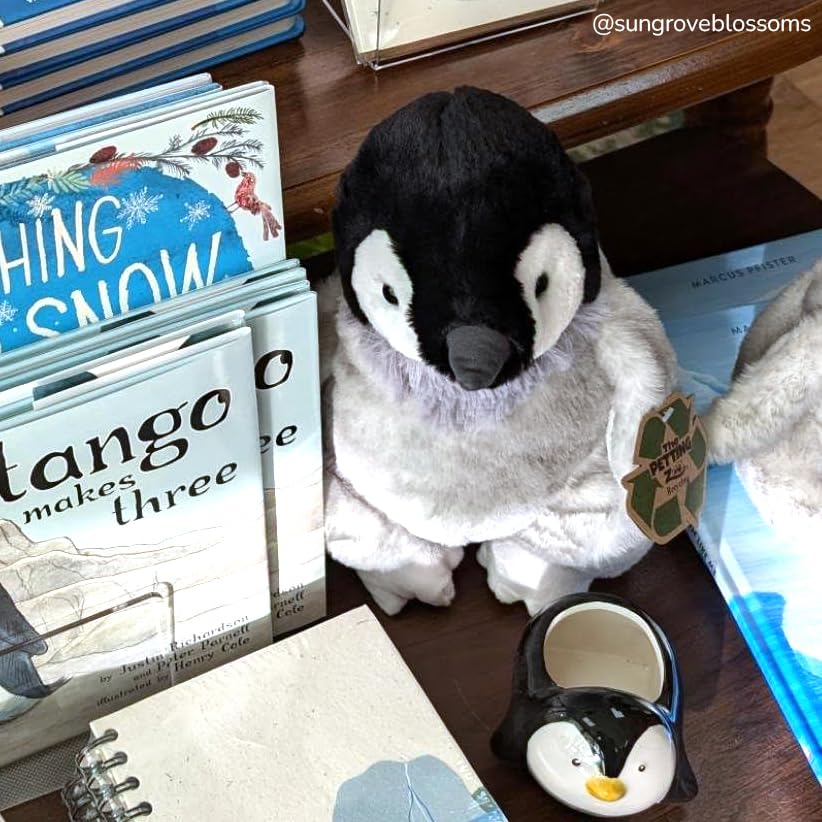 The Petting Zoo Penguin Chick outstretched fins for imaginative play