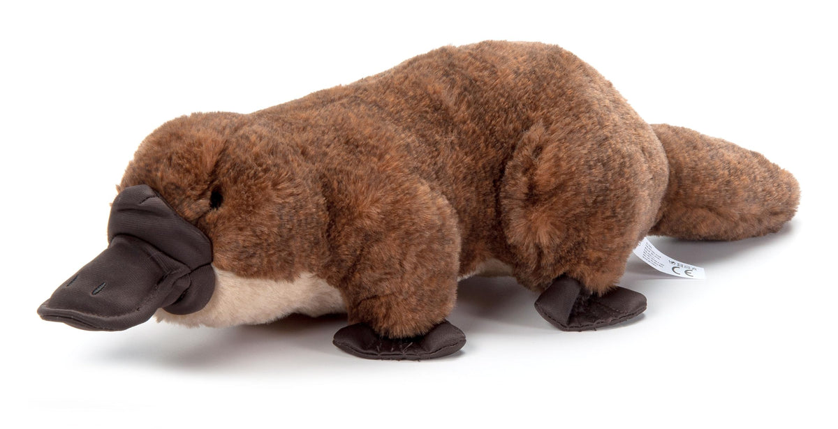 The Petting Zoo platypus plushie with lifelike bill for imaginative play.