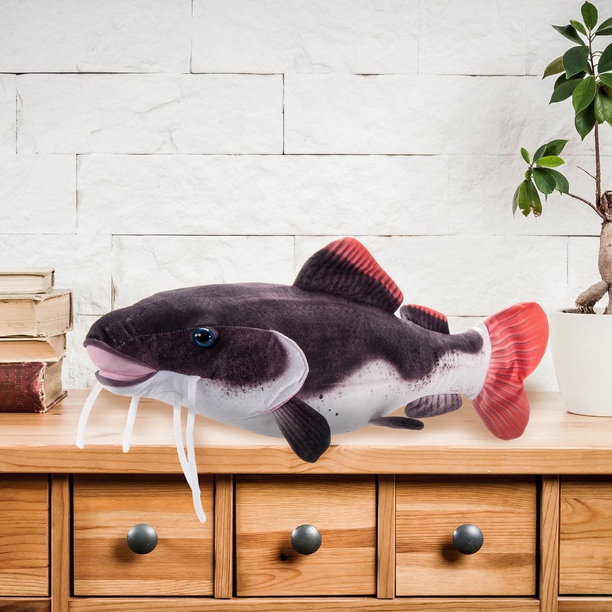 The Petting Zoo plush with lifelike whiskers for imaginative play.