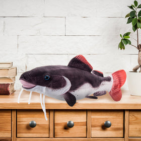 The Petting Zoo plush with lifelike whiskers for imaginative play.