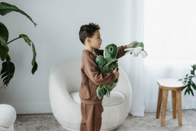 The Petting Zoo sea turtle plush made with eco friendly fabric materials.