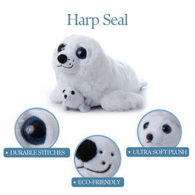 The Petting Zoo seal plush gift-ready design makes gifting easy and joyful.