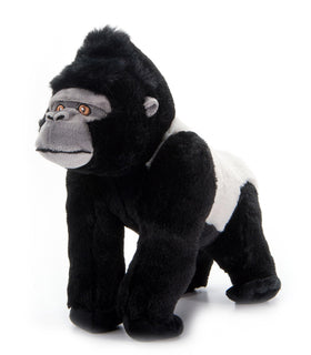 The Petting Zoo Silverback Gorilla plush face detail invites imaginative play