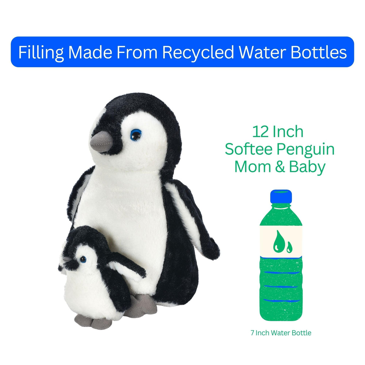 The Petting Zoo Softee Penguin gift-ready plush ideal for birthdays.