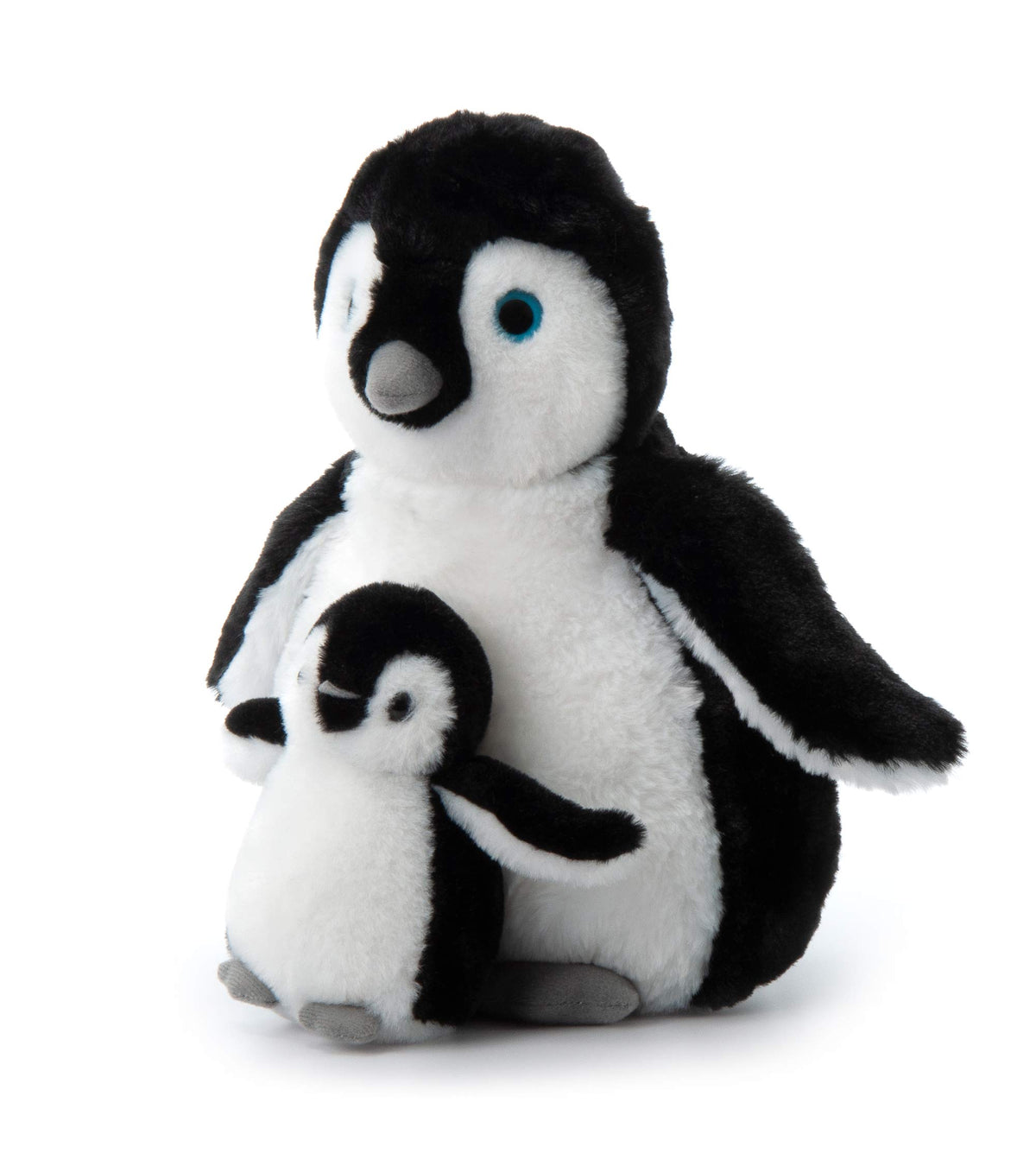 The Petting Zoo Softee Penguin mom and baby plush for cozy snuggles.