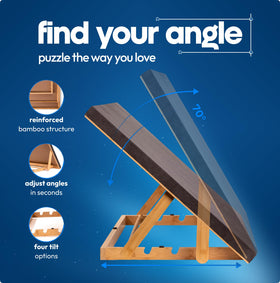The Puzzled Tree Grippy tilting mechanism with four ergonomic angles.