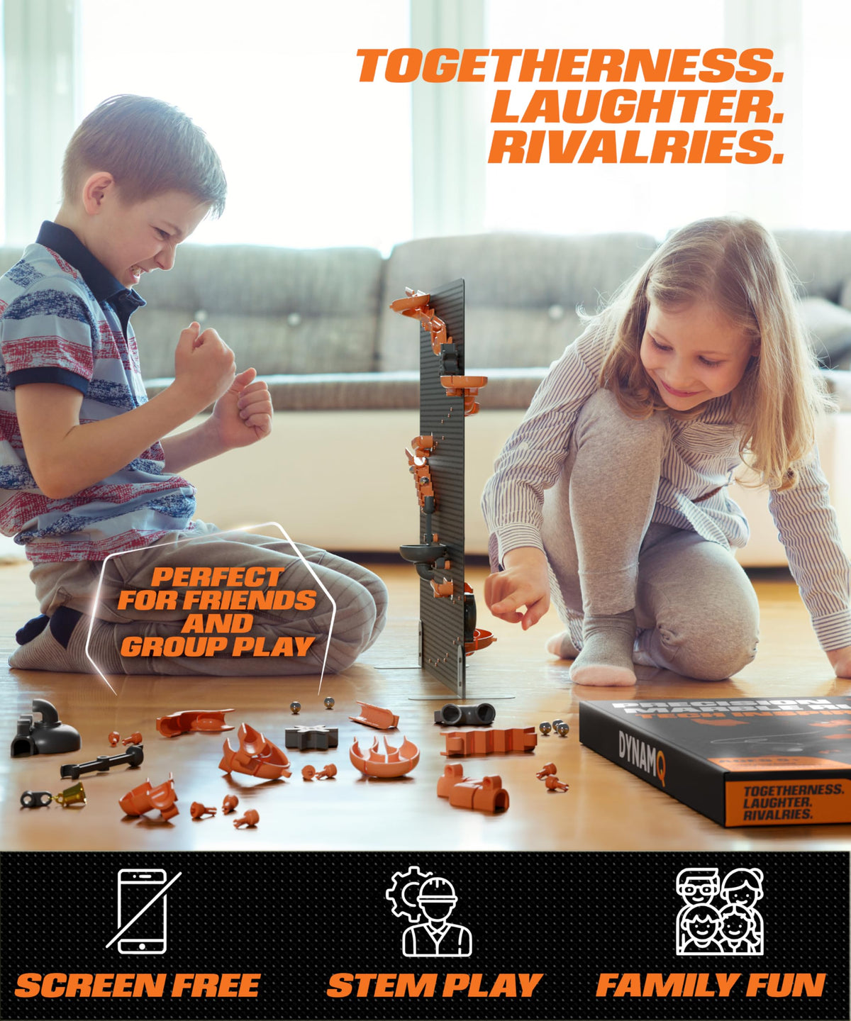 THE SCHOLAR ANT Precision Marble Run creative-design board enabling imaginative builds.
