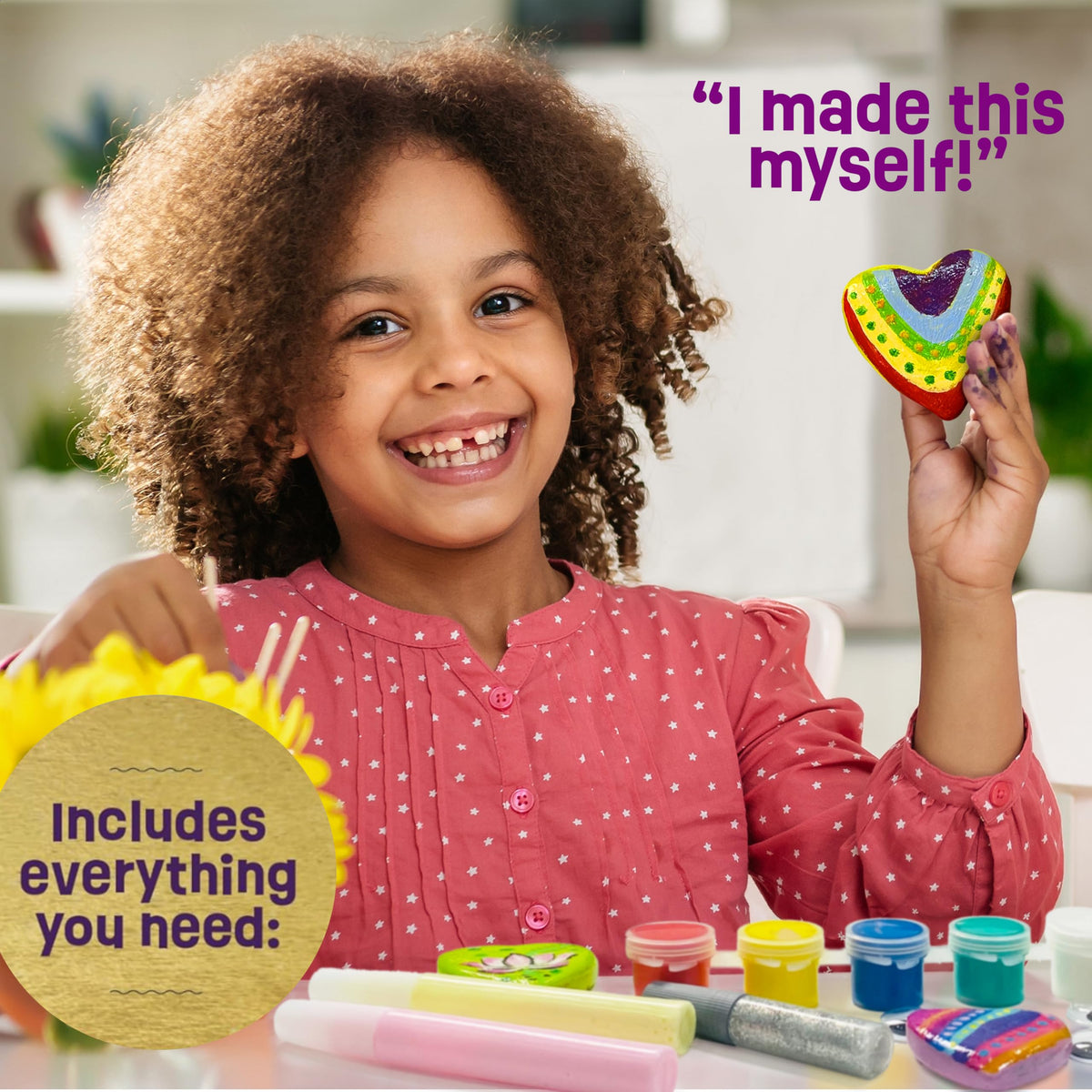 The Scholar Ant stickers and instructions spark quick, mess-controlled art sessions.