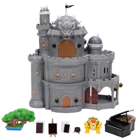 THE SUPER MARIO BROS. MOVIE Bowser Castle exterior and interior for immersive play sessions.