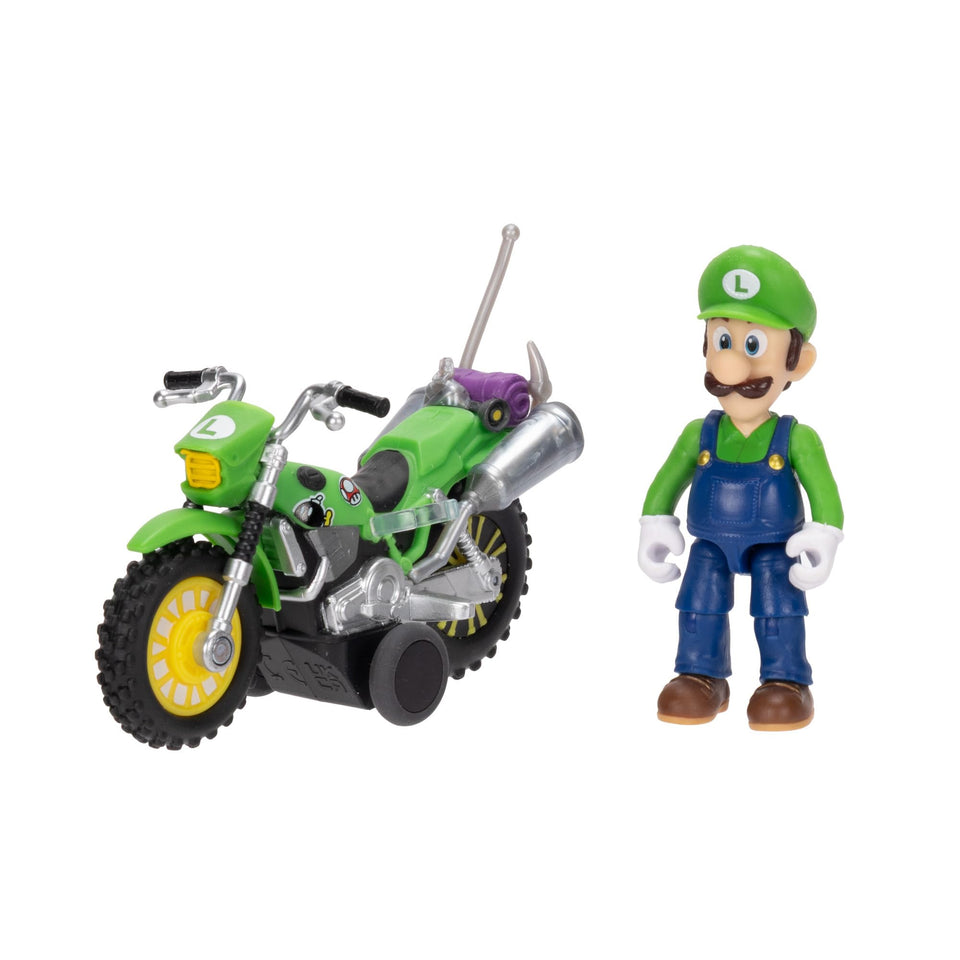 THE SUPER MARIO BROS. MOVIE Mario figure showcases movie-accurate detail for display and gift ideas.