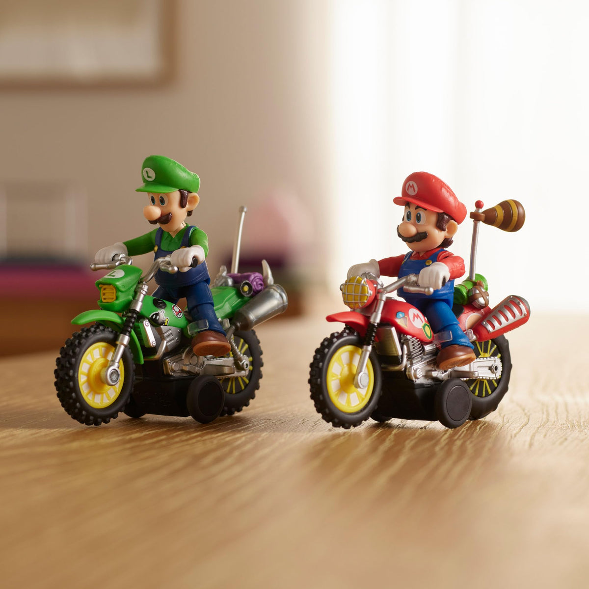 THE SUPER MARIO BROS. MOVIE Peach figure brings colorful character charm to your collection.