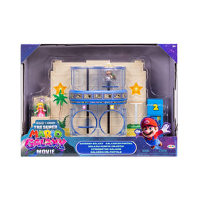 The Super Mario Bros. Movie Spring Star Launcher feature sparks dynamic action and launch-ready play.