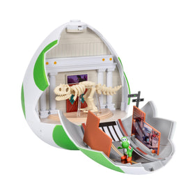 The Super Mario Bros. Movie Yoshi Egg Playset button-activated bats add drama to scenes