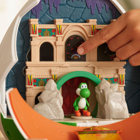 The Super Mario Bros. Movie Yoshi Egg Playset NYC side open for vivid storytelling