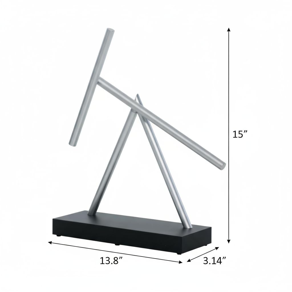 The Swinging Sticks double pendulum in motion enhances office ambiance and visual intrigue.