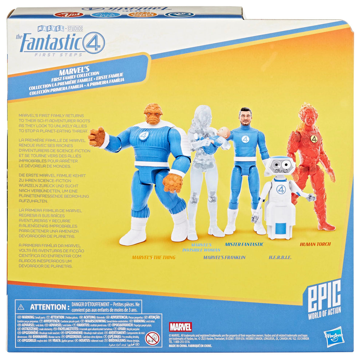 H.E.R.B.I.E. figure with easy articulation enables quick poses.