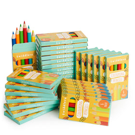 THE TWIDDLERS 30-pack mini pencils boxed sets ideal for gifting and classroom use.