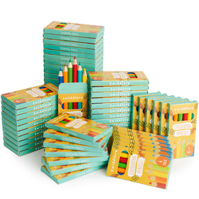 The Twid dlers 60-pack mini colored pencils in six-per-box sets, ideal for classroom rewards.