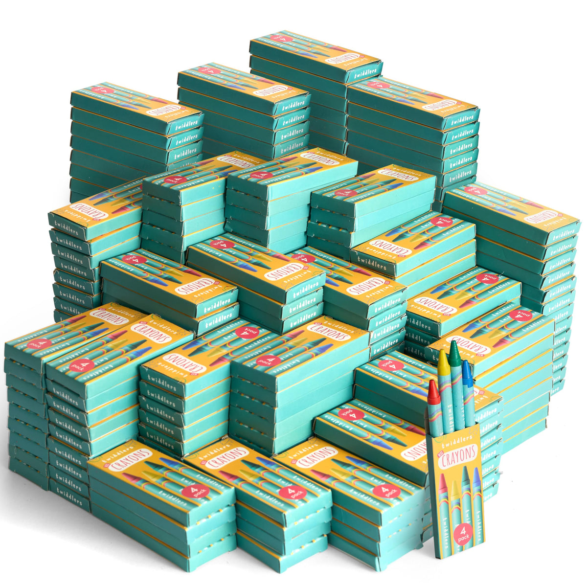 Bulk packaging simplifies restocking in restaurants and reception areas.