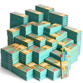Bulk packaging simplifies restocking in restaurants and reception areas.
