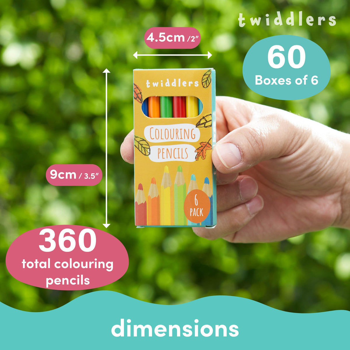 The Twid dlers pencils feature a comfortable round grip for young artists.