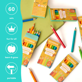 The Twid dlers pre-sharpened mini pencils ready to use straight from the box.