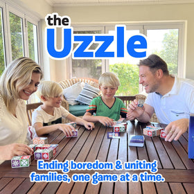 The Uzzle 3.0 difficulty levels shown for kids and adults.