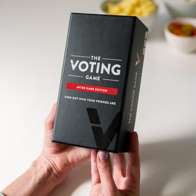 The Voting Game After Dark Edition table discussions reveal peers’ personalities in a safe setting.