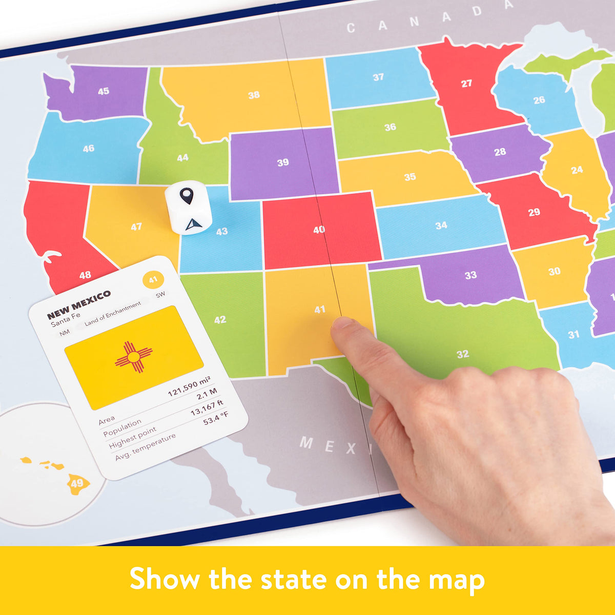 The World Game 500-facts cards reveal diverse state data for curious minds.