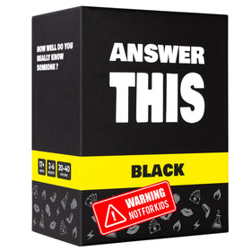 The World Game Answer This card game pack on table for lively party conversations.