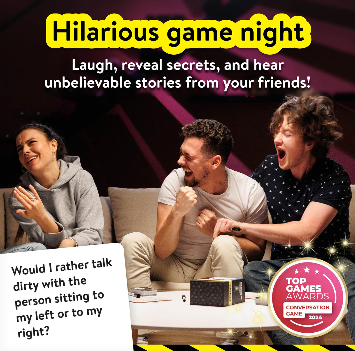 Durable question cards designed for repeated use from The World Game Answer This.